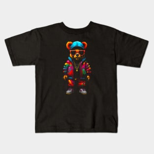 Colorful Teddy Bear #3 Kids T-Shirt